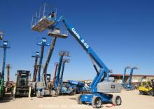 Piattaforme aeree telescopiche gommate Genie S 65 D