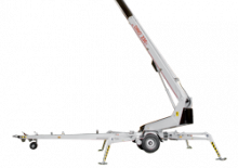 Piattaforme aeree telescopiche su rimorchio trainabile Dino Lift Dino 230T II