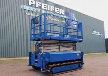 Piattaforme aeree verticali a pantografo cingolate German Standard Lift S 131 D 16 KS