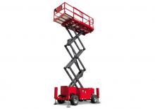 Piattaforme aeree verticali a pantografo su ruote Manitou 100 SC