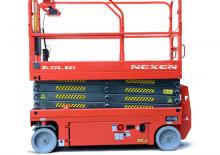 Piattaforme aeree verticali a pantografo su ruote Nexen ASLN08