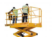 Piattaforme aeree verticali a pantografo su ruote Haulotte COMPACT 3347 E