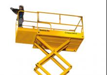Piattaforme aeree verticali a pantografo su ruote Haulotte COMPACT 3947 E 