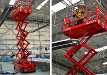 Piattaforme aeree verticali a pantografo su ruote ELS Lift EL 12