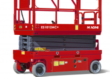 Piattaforme aeree verticali a pantografo su ruote MAGNI ES1012AC+