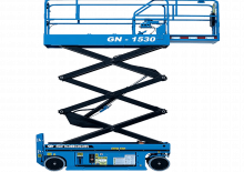 Piattaforme aeree verticali a pantografo su ruote Sinoboom GN 1530