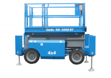 Piattaforme aeree verticali a pantografo su ruote Genie TKD GS 3268 RT
