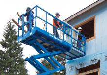 Piattaforme aeree verticali a pantografo su ruote Genie GS-4069 DC