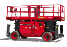 Piattaforme aeree verticali a pantografo su ruote MAGNI HS1523RT