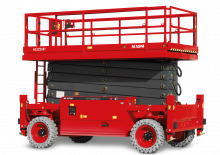 Piattaforme aeree verticali a pantografo su ruote MAGNI HS3225RT 