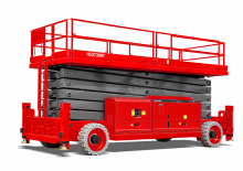 Piattaforme aeree verticali a pantografo su ruote MAGNI HS3730RT 
