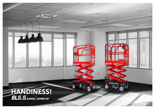 Piattaforme aeree verticali a pantografo su ruote ELS Lift Junior 5.5