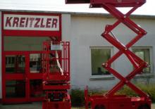 Piattaforme aeree verticali a pantografo su ruote Kreitzler KIB 08/070