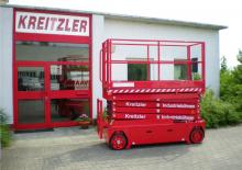 Piattaforme aeree verticali a pantografo su ruote Kreitzler KIB 08/107