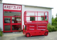 Piattaforme aeree verticali a pantografo su ruote Kreitzler KIB 08/056