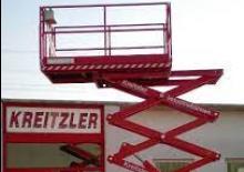 Piattaforme aeree verticali a pantografo su ruote Kreitzler KIB 12/107