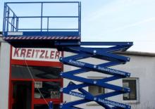 Piattaforme aeree verticali a pantografo su ruote Kreitzler KIB 12/162