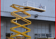 Piattaforme aeree verticali a pantografo su ruote Kreitzler KIB 12/228