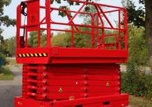Piattaforme aeree verticali a pantografo su ruote PB PB ECo S140-12EZ