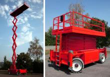 Piattaforme aeree verticali a pantografo su ruote PB PB S225-24ES 4x4