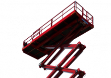 Piattaforme aeree verticali a pantografo su ruote PB PB S370-24ES 4x4