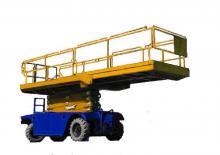 Piattaforme aeree verticali a pantografo su ruote German Standard Lift S 151 E 12