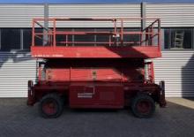 Piattaforme aeree verticali a pantografo su ruote German Standard Lift S 172 E 12