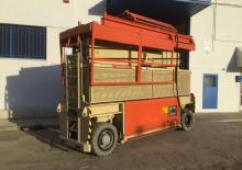 Piattaforme aeree verticali a pantografo su ruote German Standard Lift S 238 E 18