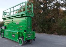 Piattaforme aeree verticali a pantografo su ruote HAB S 320-12 E 4WD S