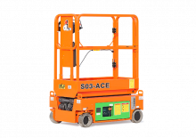 Piattaforme aeree verticali a pantografo su ruote Dingli S03-ACE