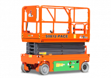 Piattaforme aeree verticali a pantografo su ruote Dingli S0812-PACE