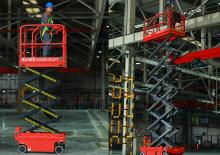 Piattaforme aeree verticali a pantografo su ruote Noblelift SC06