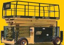 Piattaforme aeree verticali a pantografo su ruote AIRO SF 1700 D 2 MA