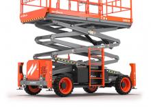 Piattaforme aeree verticali a pantografo su ruote Skyjack SJ9233 RT