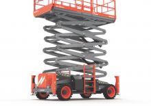 Piattaforme aeree verticali a pantografo su ruote Skyjack SJ9664RT 