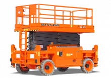 Piattaforme aeree verticali a pantografo su ruote Dingli SL1723-AWD