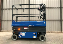 Piattaforme aeree verticali a pantografo su ruote Aichi SV08ENL