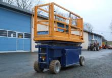 Piattaforme aeree verticali a pantografo su ruote German Standard Lift V 62 E 8