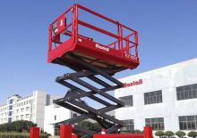 Piattaforme aeree verticali a pantografo su ruote Mantall XD-100RT 