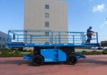 Piattaforme aeree verticali a pantografo su ruote Mantall XDW-120RT