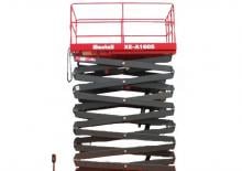 Piattaforme aeree verticali a pantografo su ruote Mantall XE-A160S