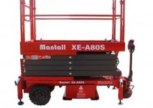 Piattaforme aeree verticali a pantografo su ruote Mantall XE-A80S