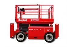 Piattaforme aeree verticali a pantografo su ruote Mantall XE100RT