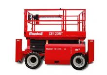 Piattaforme aeree verticali a pantografo su ruote Mantall XE120RT