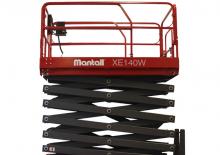 Piattaforme aeree verticali a pantografo su ruote Mantall XE140W