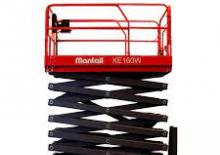Piattaforme aeree verticali a pantografo su ruote Mantall XE160W