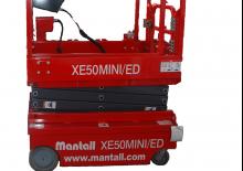 Piattaforme aeree verticali a pantografo su ruote Mantall XE50MINI