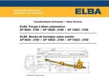 Pompe per calcestruzzo autocarrate Elba AP 10020