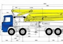 Pompe per calcestruzzo autocarrate Mecbo AUT. P7. 150-53-5