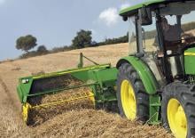 Presse per grandi imballaggi + Presse ad alta pressione John Deere 349